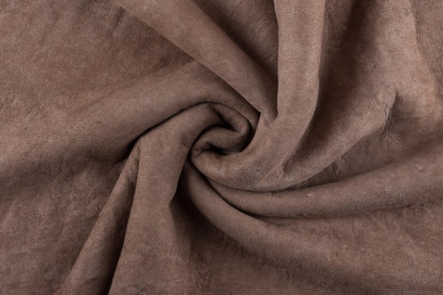 5336 Montone merino fodera lining shearling pelo corto ricciolino taupe
